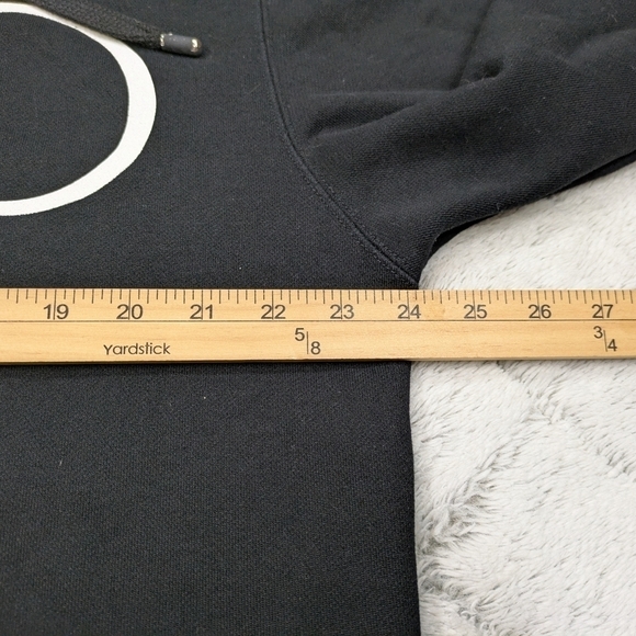 Jimmy Choo Hoodie Women's S Black High Heel Graphic Cotton French Terry - Picture 5 of 10